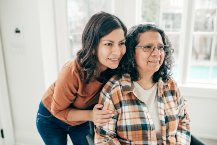 caregiver-beside-elderly Home Care in Killeen, Texas