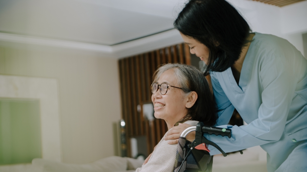 Companion care in Temple, TX caregiver providing companion care