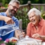 A caregiver provides Home Care for Seniors in the summer months.