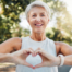A woman successfully managing diabetes and aging.